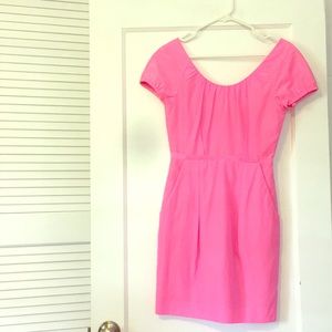 JCrew Hot Pink Minidress